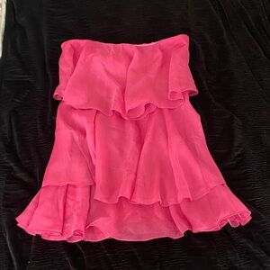 Pink Ruffle Dress